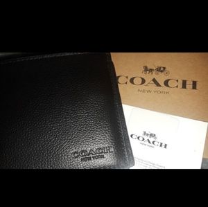 Mens coach wallet